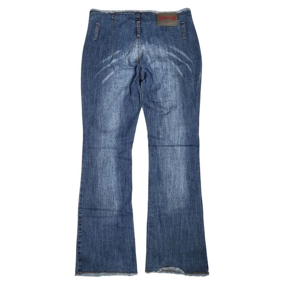 Vtg 90s Zana Di Jeans Y2k Low Rise Flare Bell Bottom Fridge Bratz Lizzy McGuire - Picture 2 of 10